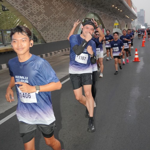 Race photo from KEMLU RUN 2026