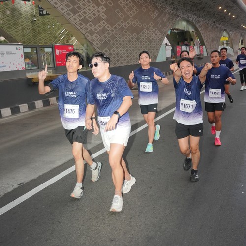 Race photo from KEMLU RUN 2026