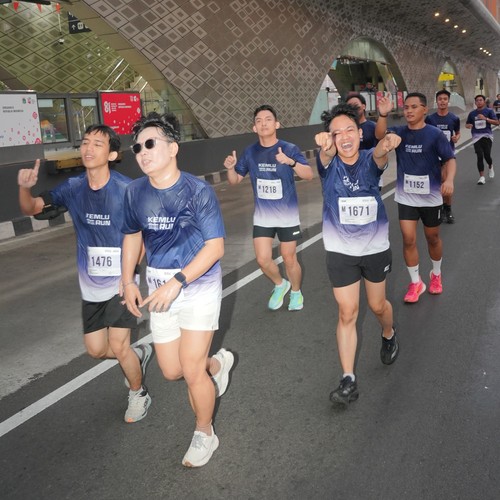 Race photo from KEMLU RUN 2026