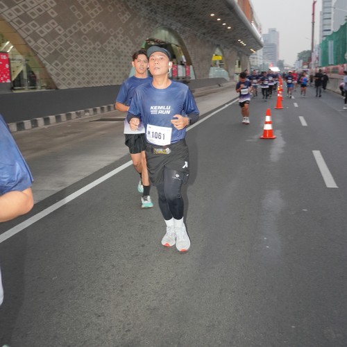 Race photo from KEMLU RUN 2026