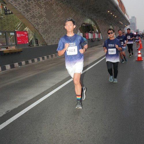 Race photo from KEMLU RUN 2026