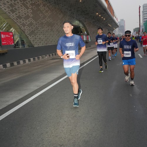 Race photo from KEMLU RUN 2026