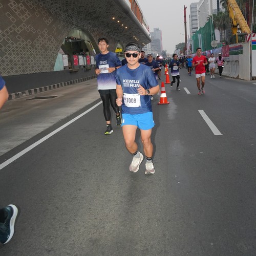 Race photo from KEMLU RUN 2026
