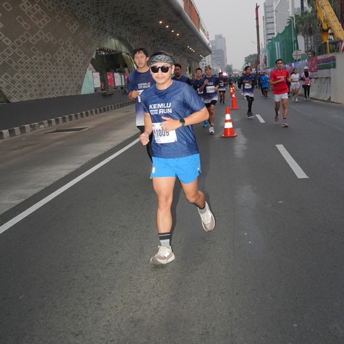 Race photo from KEMLU RUN 2026