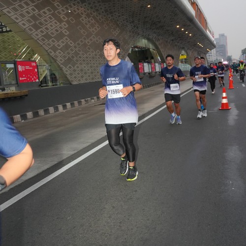 Race photo from KEMLU RUN 2026