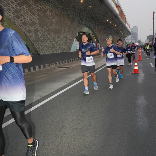 Race photo from KEMLU RUN 2026