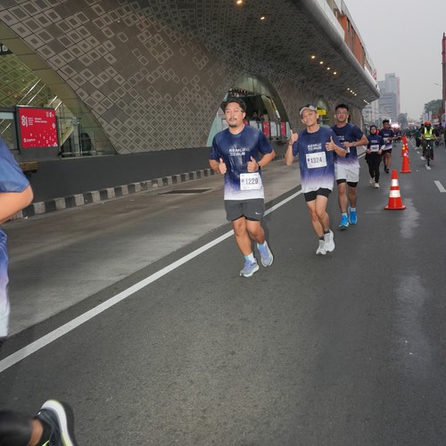 Race photo from KEMLU RUN 2026
