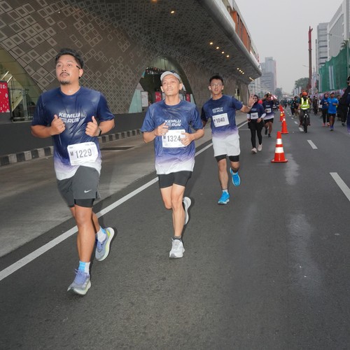 Race photo from KEMLU RUN 2026