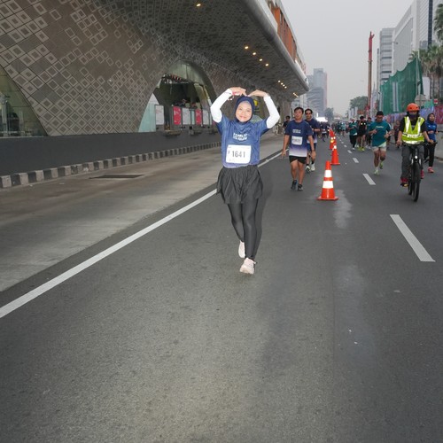 Race photo from KEMLU RUN 2026