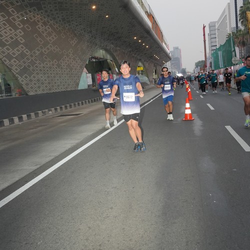 Race photo from KEMLU RUN 2026