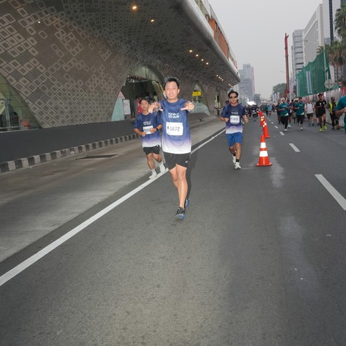 Race photo from KEMLU RUN 2026