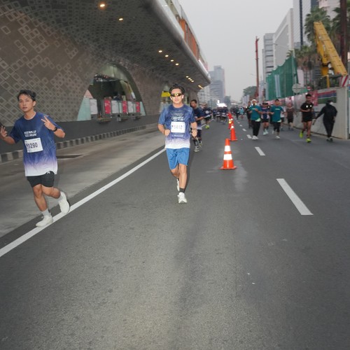 Race photo from KEMLU RUN 2026