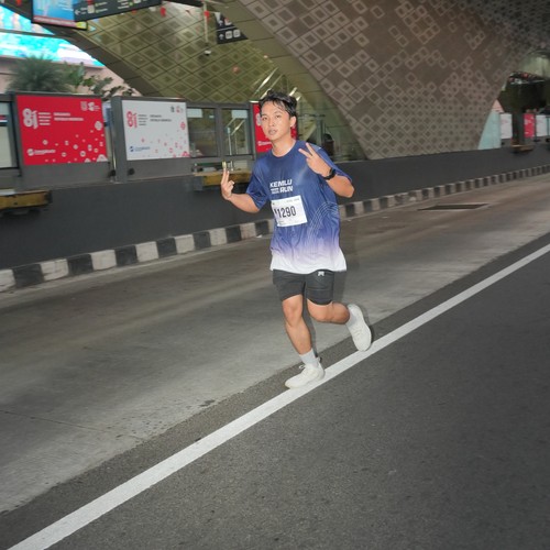 Race photo from KEMLU RUN 2026