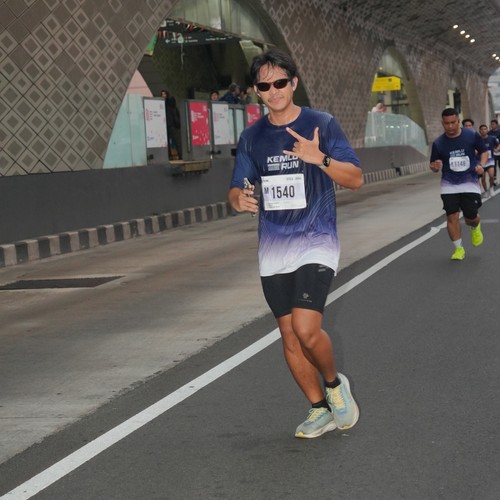 Race photo from KEMLU RUN 2026