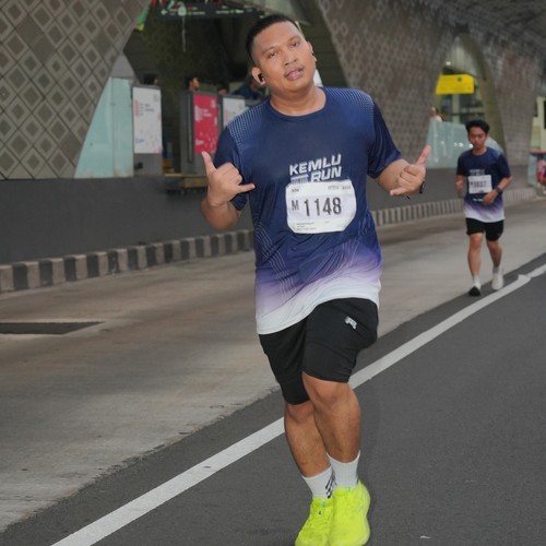 Race photo from KEMLU RUN 2026