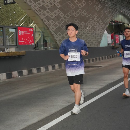 Race photo from KEMLU RUN 2026