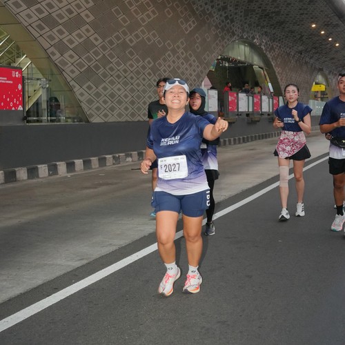 Race photo from KEMLU RUN 2026