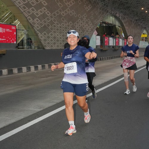 Race photo from KEMLU RUN 2026