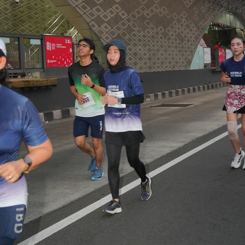 Race photo from KEMLU RUN 2026