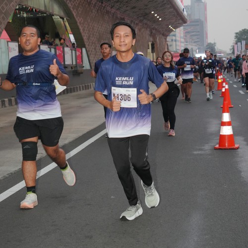 Race photo from KEMLU RUN 2026