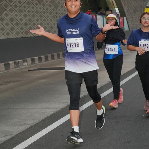 Race photo from KEMLU RUN 2026