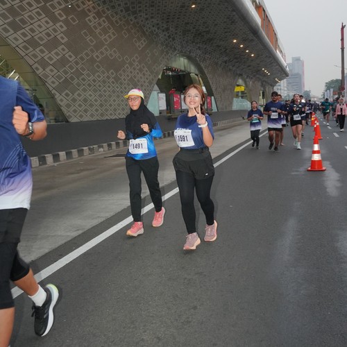 Race photo from KEMLU RUN 2026