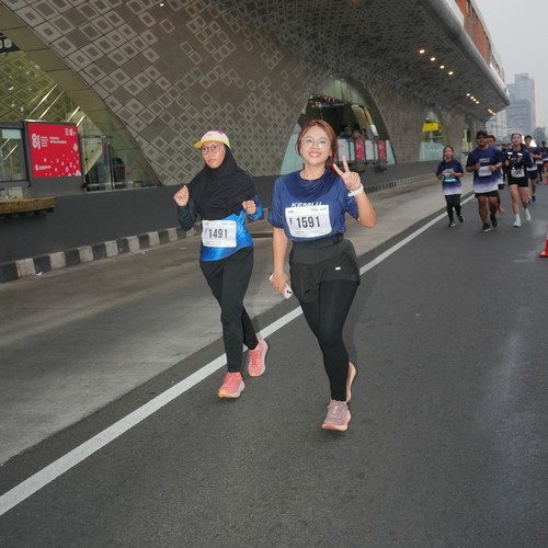 Race photo from KEMLU RUN 2026