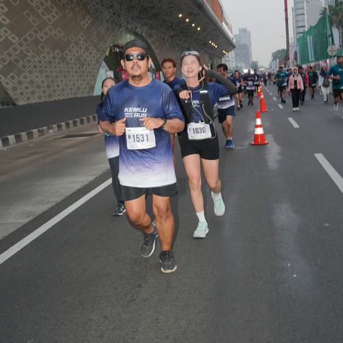 Race photo from KEMLU RUN 2026