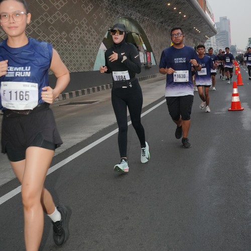 Race photo from KEMLU RUN 2026