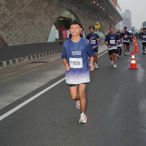 Race photo from KEMLU RUN 2026