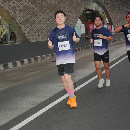 Race photo from KEMLU RUN 2026
