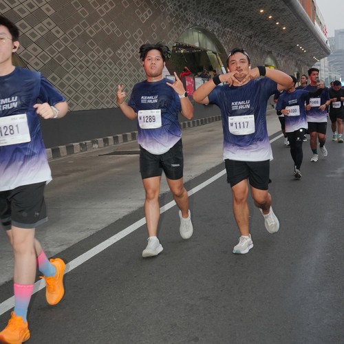 Race photo from KEMLU RUN 2026