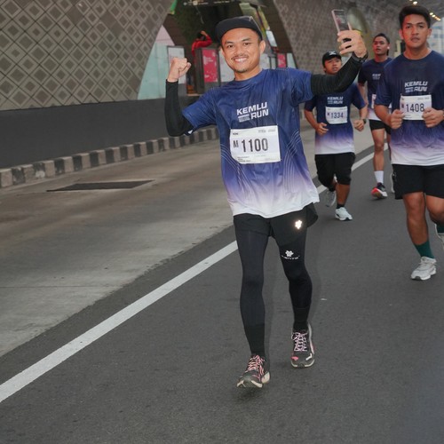 Race photo from KEMLU RUN 2026