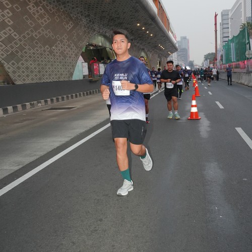 Race photo from KEMLU RUN 2026