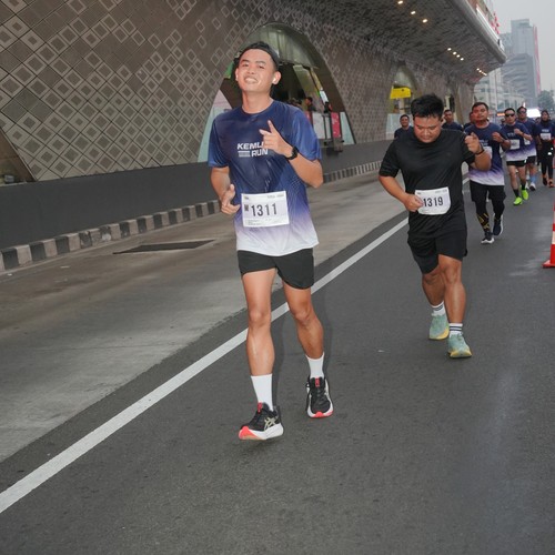 Race photo from KEMLU RUN 2026