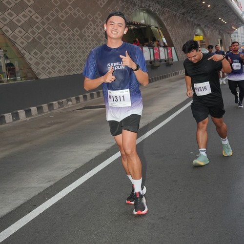 Race photo from KEMLU RUN 2026