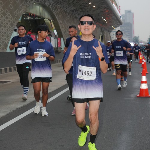 Race photo from KEMLU RUN 2026