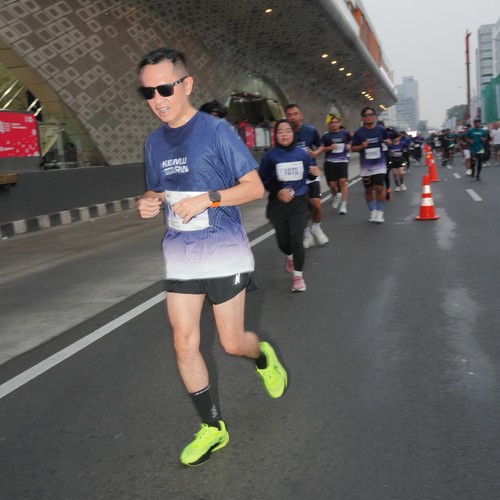 Race photo from KEMLU RUN 2026