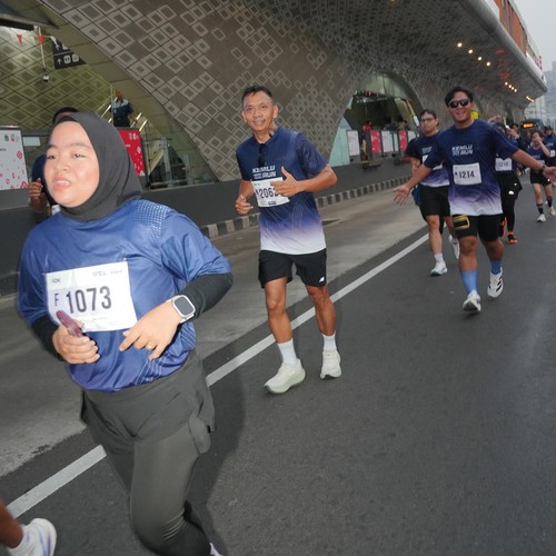 Race photo from KEMLU RUN 2026