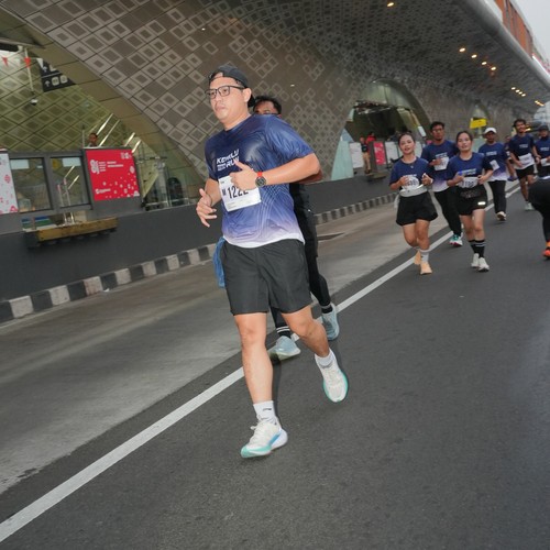 Race photo from KEMLU RUN 2026