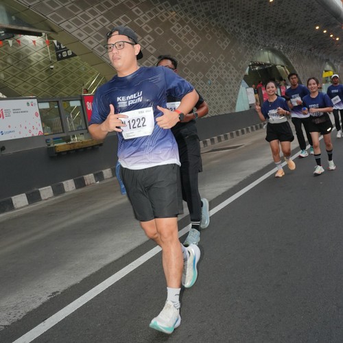 Race photo from KEMLU RUN 2026