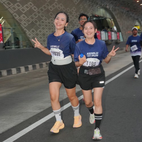 Race photo from KEMLU RUN 2026