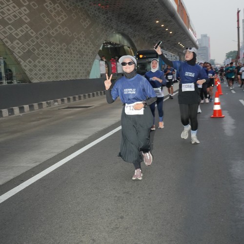 Race photo from KEMLU RUN 2026