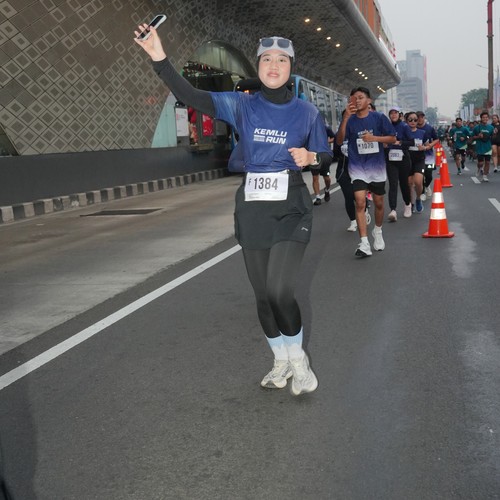 Race photo from KEMLU RUN 2026