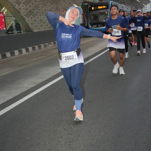 Race photo from KEMLU RUN 2026