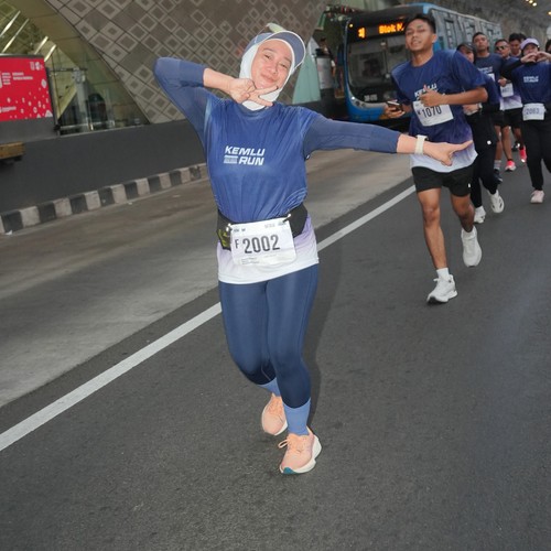 Race photo from KEMLU RUN 2026