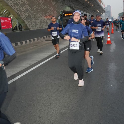Race photo from KEMLU RUN 2026