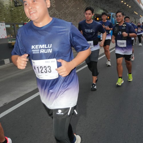Race photo from KEMLU RUN 2026
