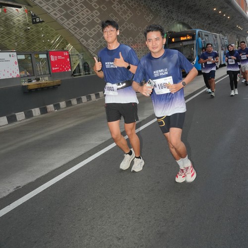 Race photo from KEMLU RUN 2026