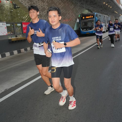 Race photo from KEMLU RUN 2026